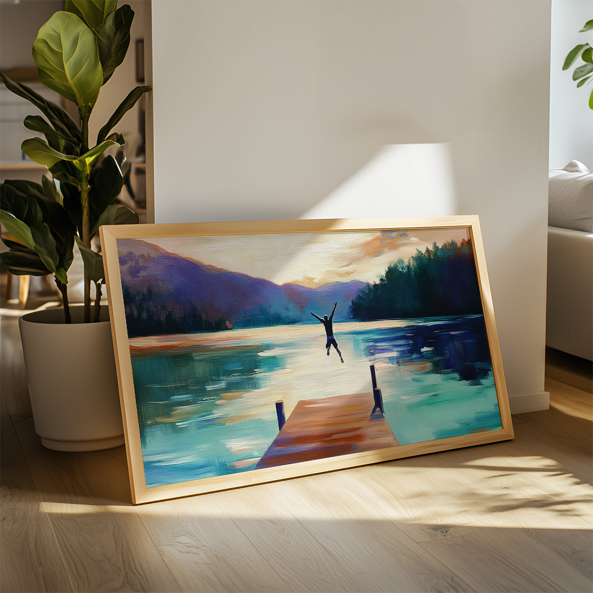 Limited Edition Painting in a Lifestyle Setting