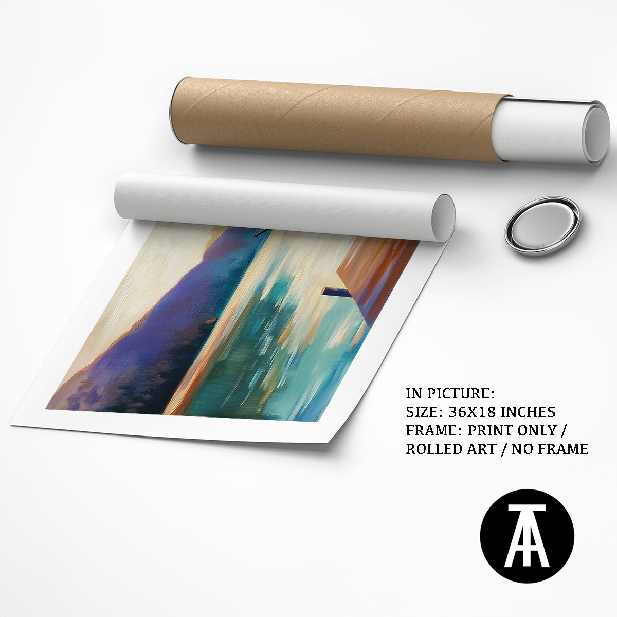 Artwork as Print Only or Rolled Art