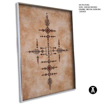Artwork in Metal Earling Silver Frame