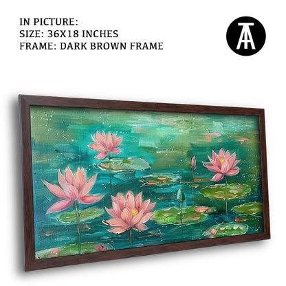Artwork in Metal Champagne Gold Frame