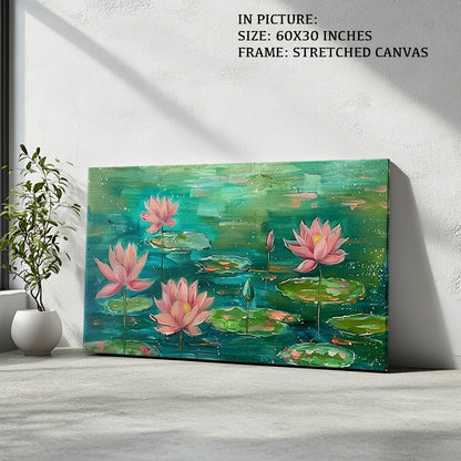 Artwork in Natural Wood Frame