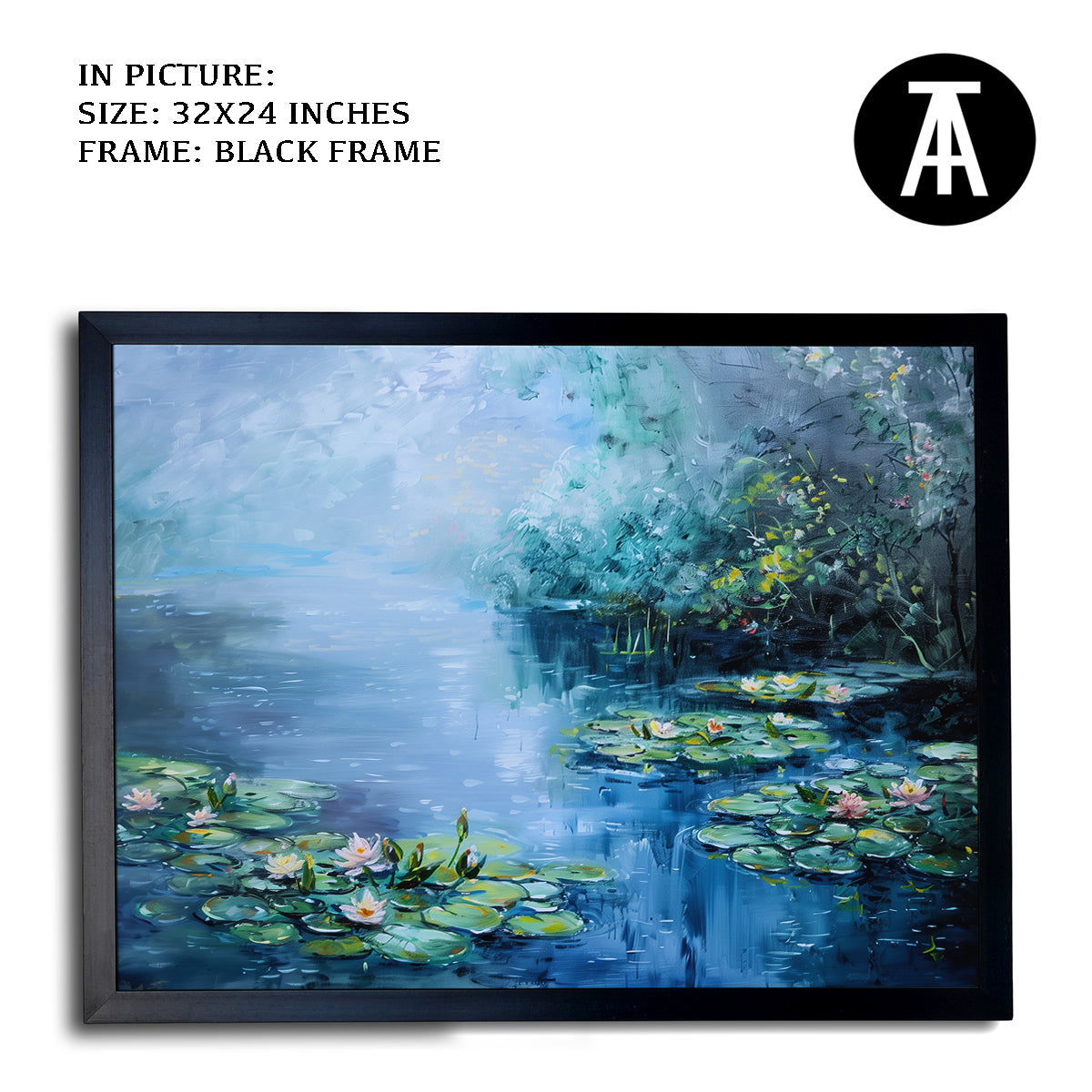 Artwork in Metal Earling Silver Frame