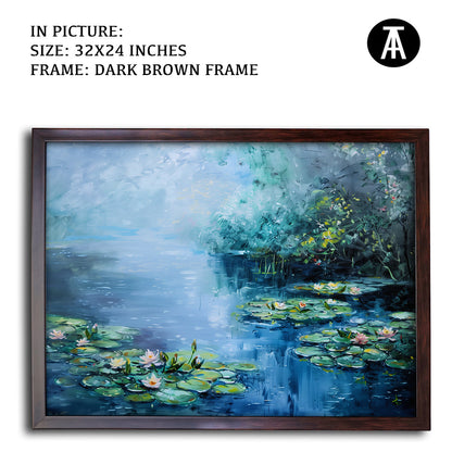 Artwork in Metal Champagne Gold Frame