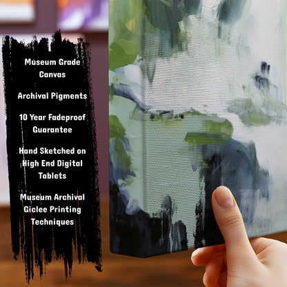 Information about Abstract Canvas Art Print