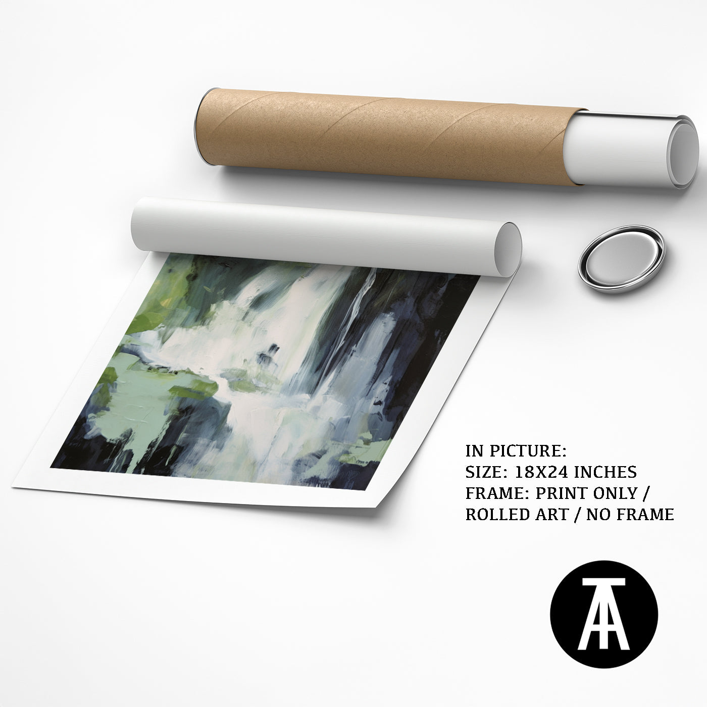 Artwork as Print Only or Rolled Art
