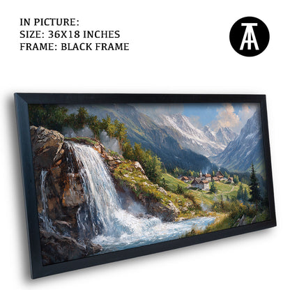 Artwork in Metal Earling Silver Frame