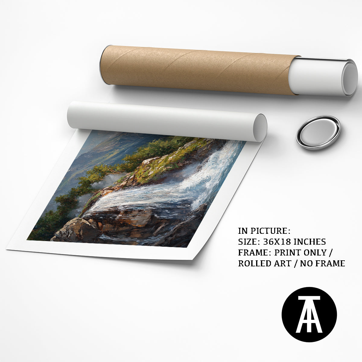 Artwork as Print Only or Rolled Art