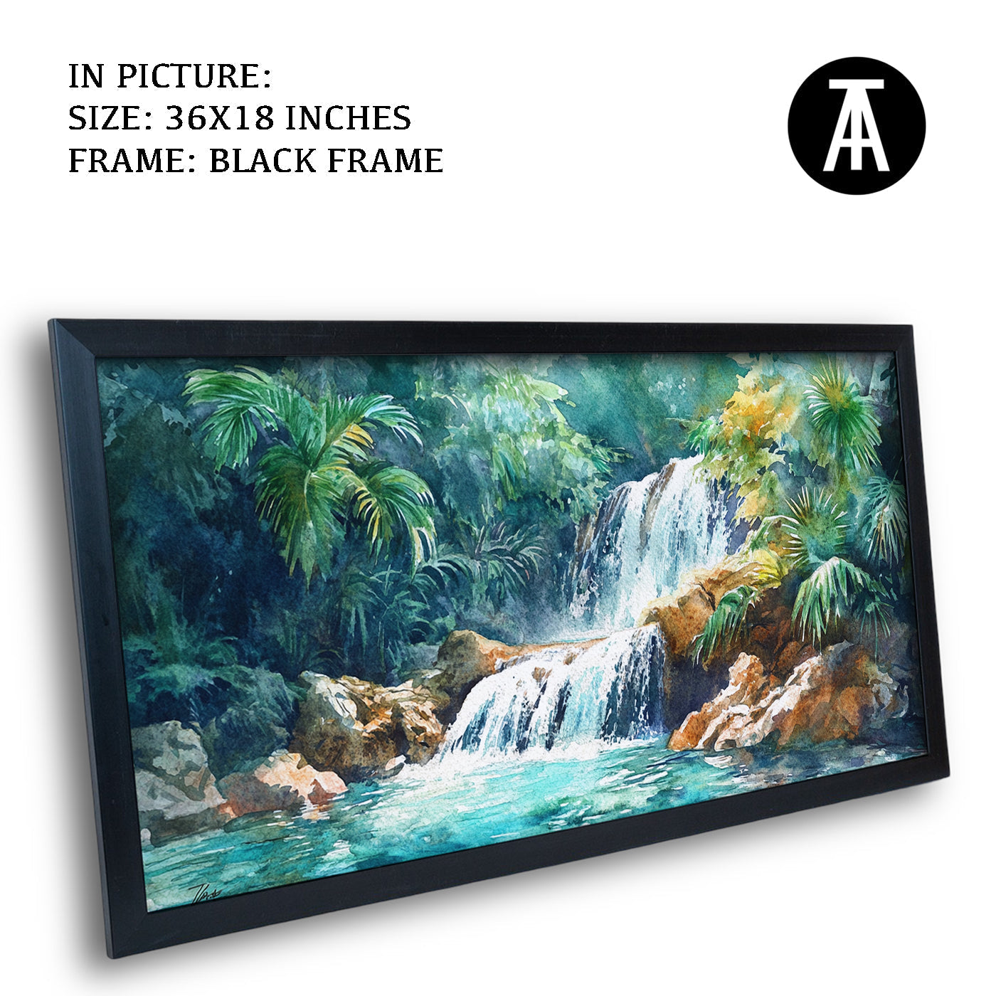 Artwork in Metal Earling Silver Frame