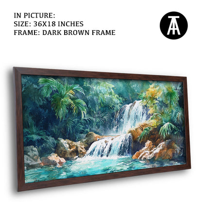 Artwork in Metal Champagne Gold Frame