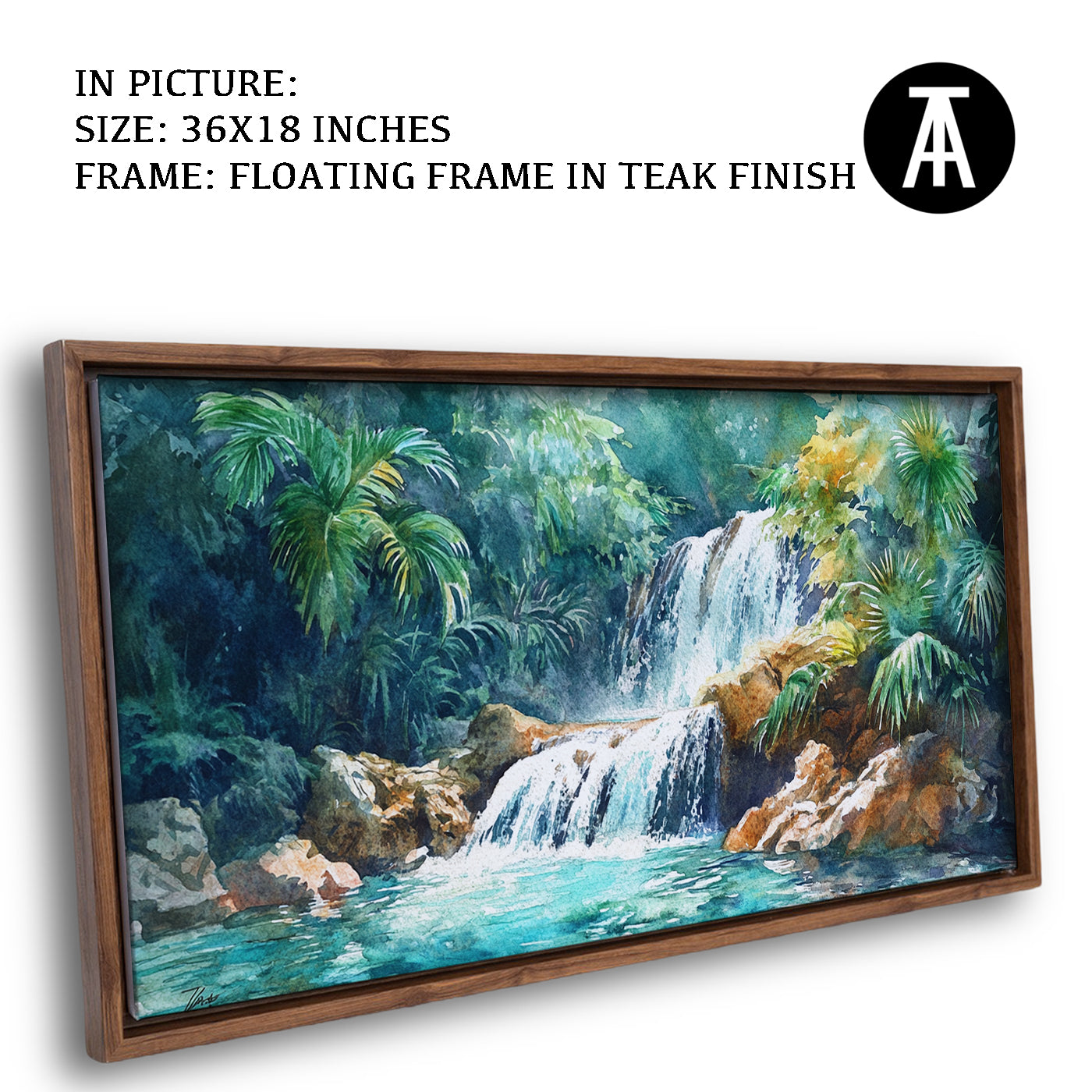 Artwork in Floating Frame