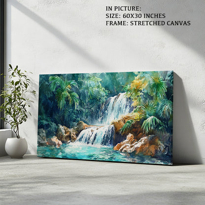 Artwork in Natural Wood Frame