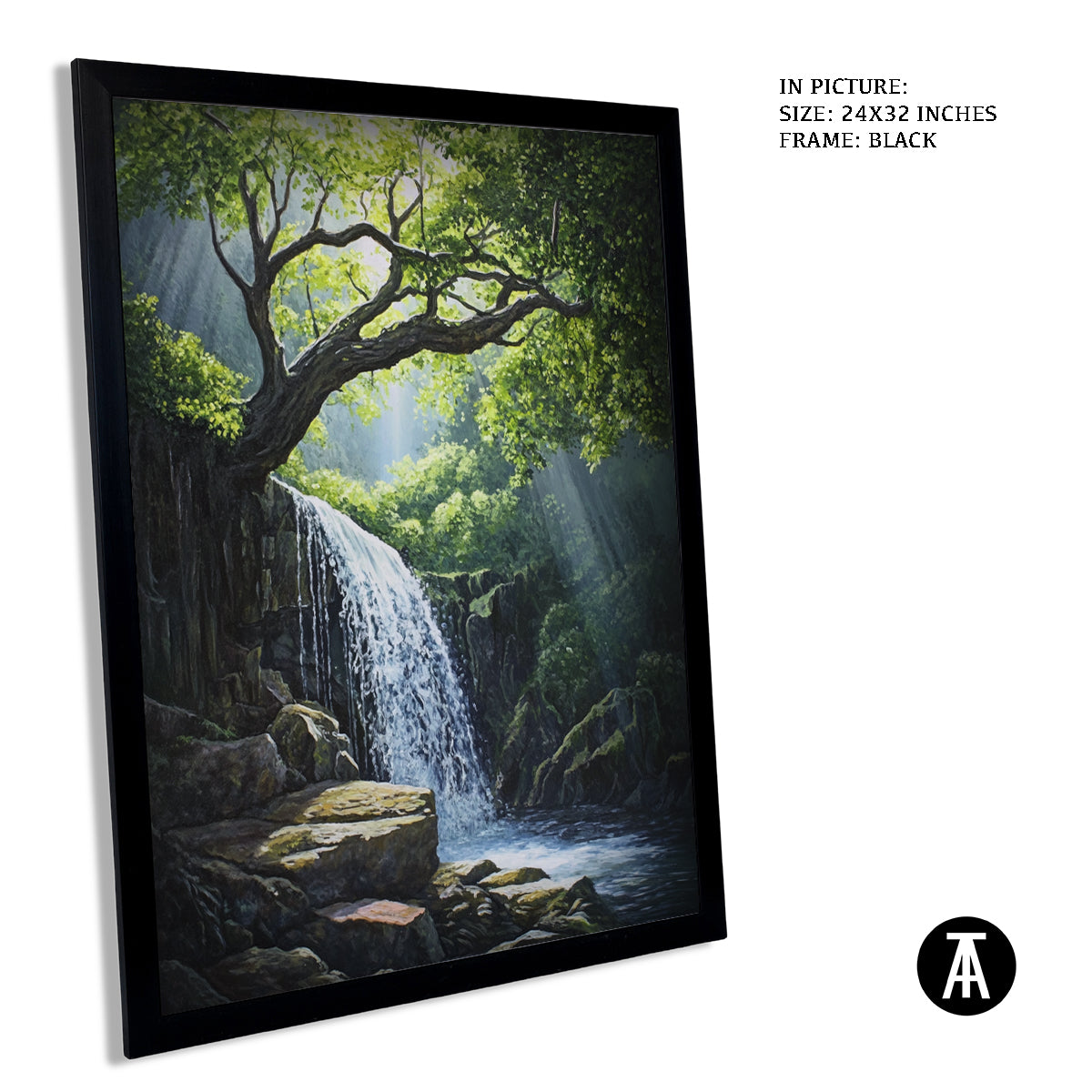 Artwork in Metal Earling Silver Frame