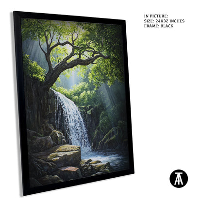 Artwork in Metal Earling Silver Frame