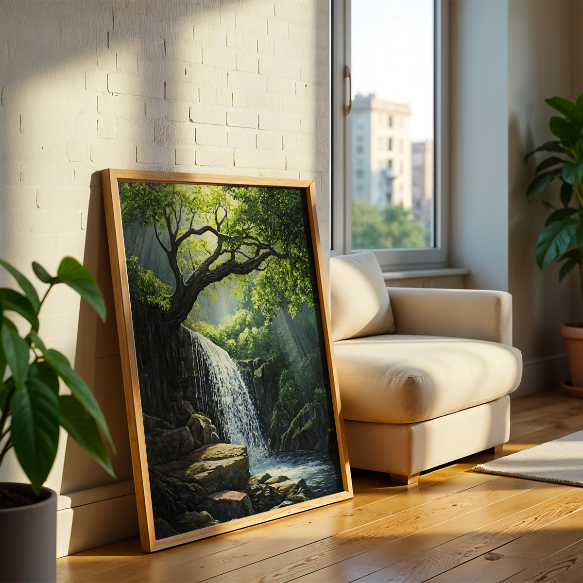 Indian Artwork in a Lifestyle Setting