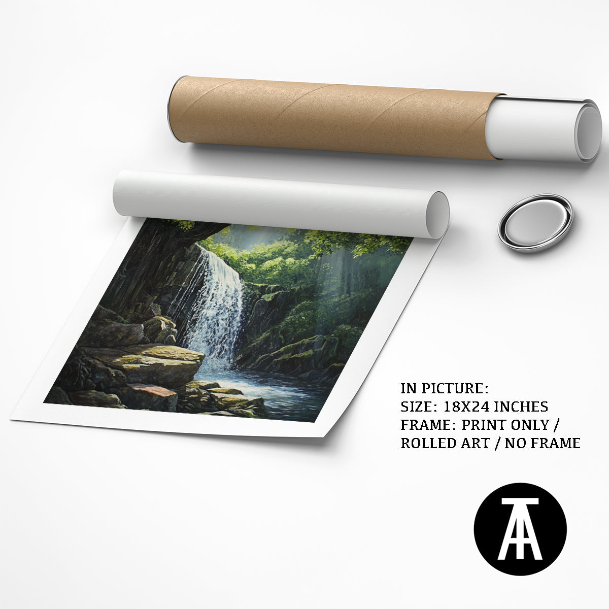 Artwork as Print Only or Rolled Art