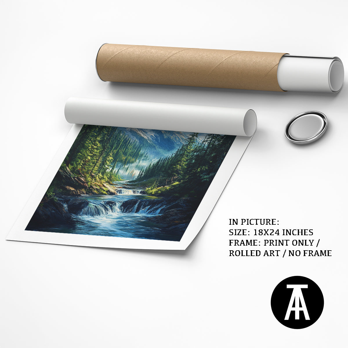 Artwork as Print Only or Rolled Art