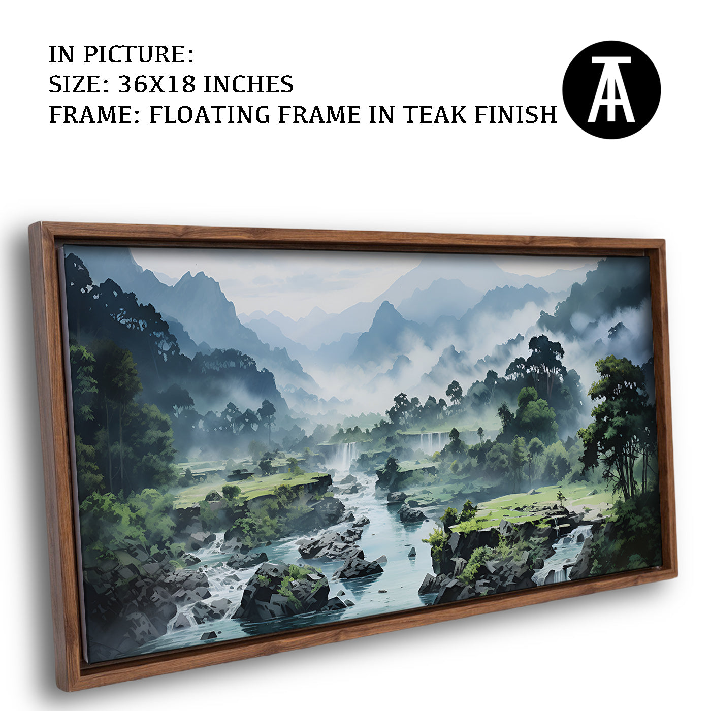 Artwork in Floating Frame