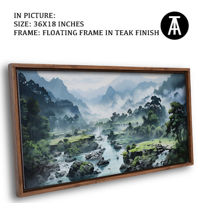 Artwork in Floating Frame
