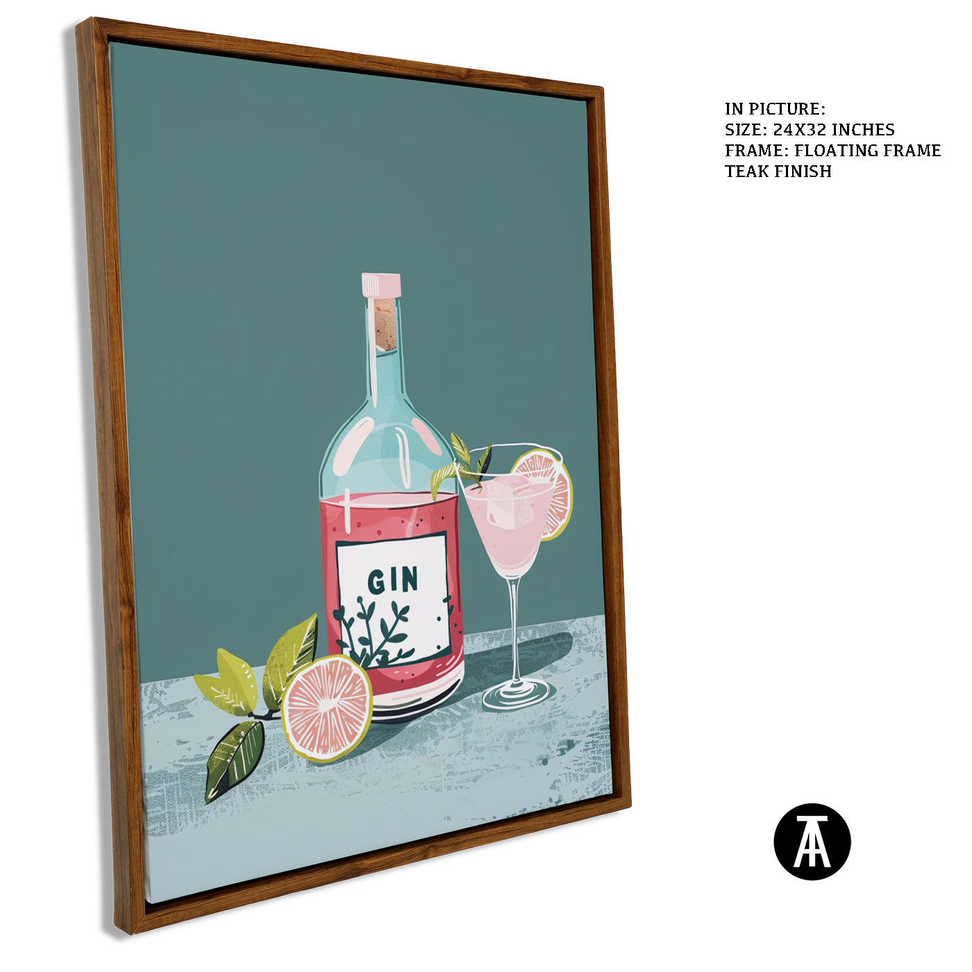 Artwork in Floating Frame