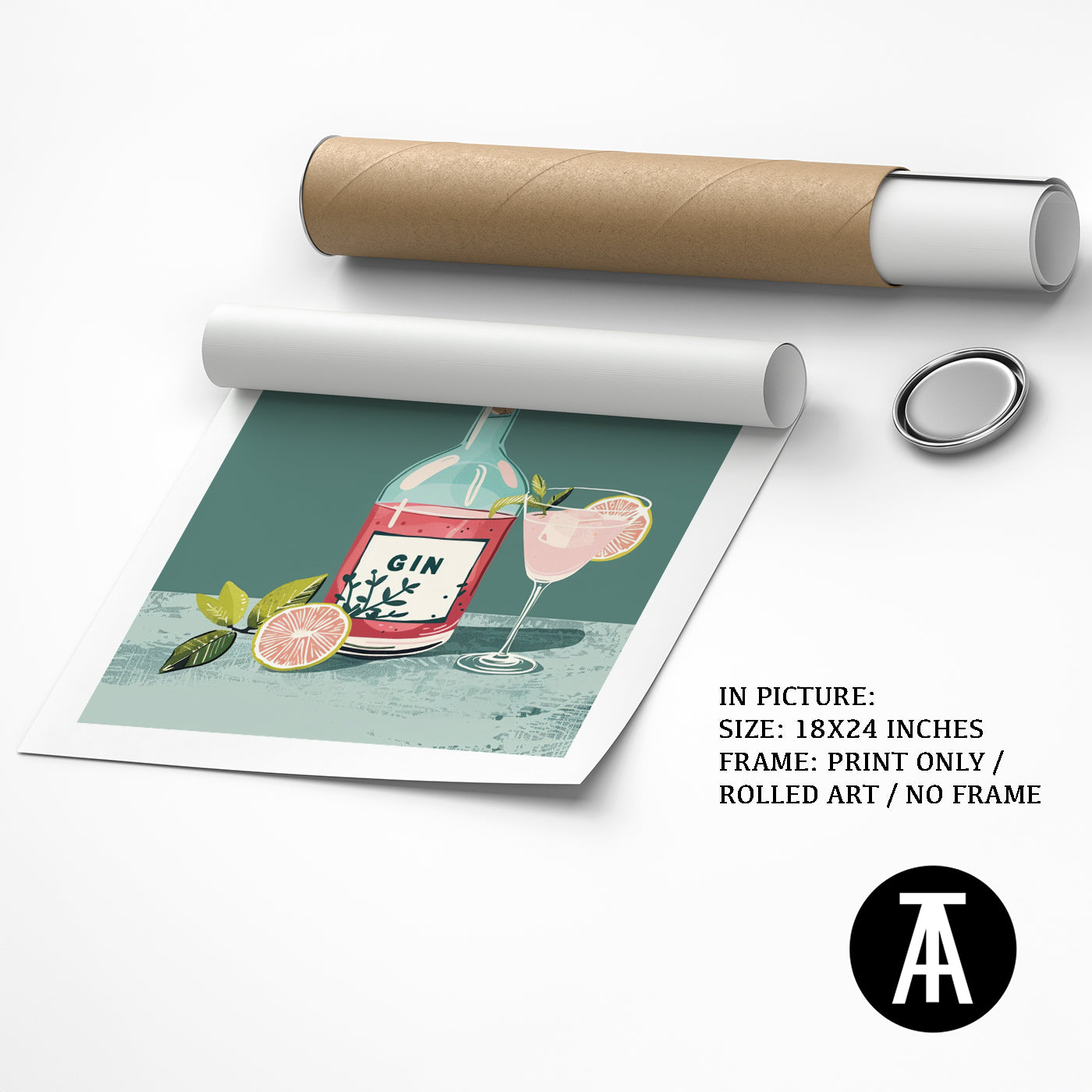 Artwork as Print Only or Rolled Art