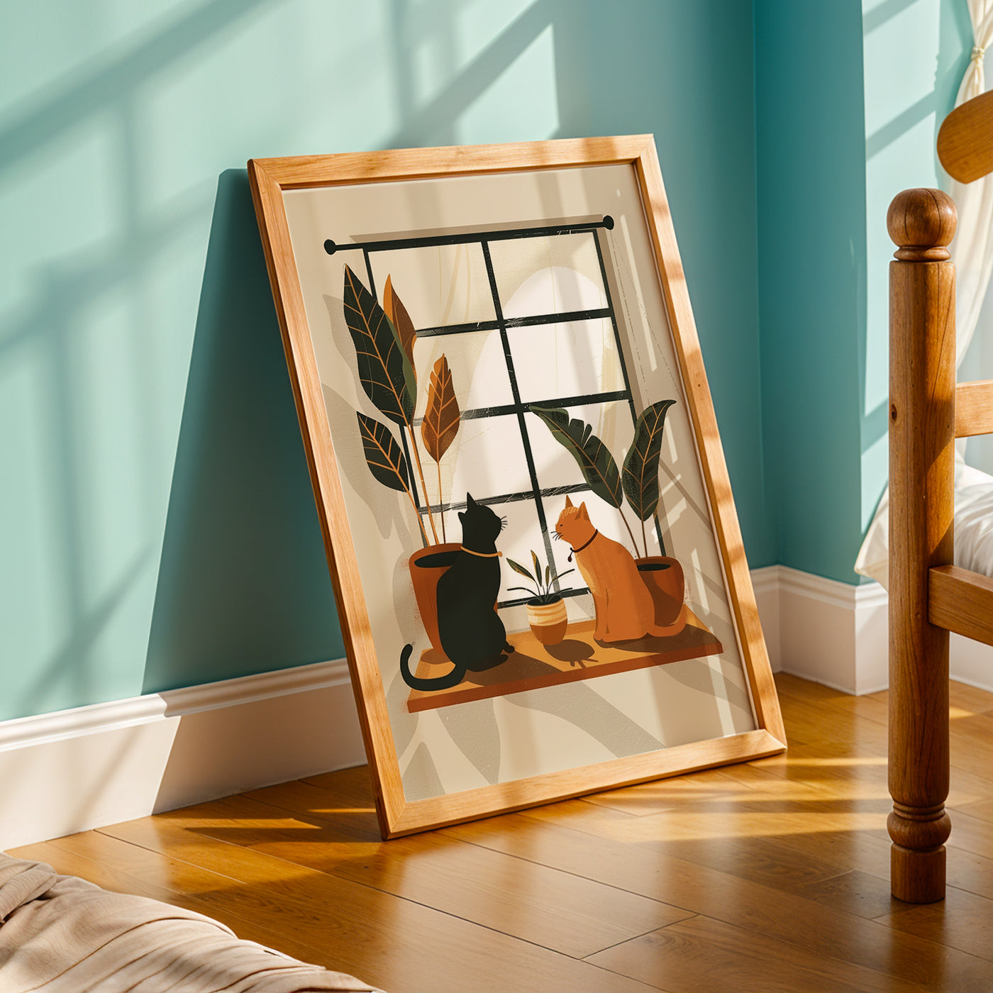 Praha Bohemian Artwork in a Lifestyle Setting