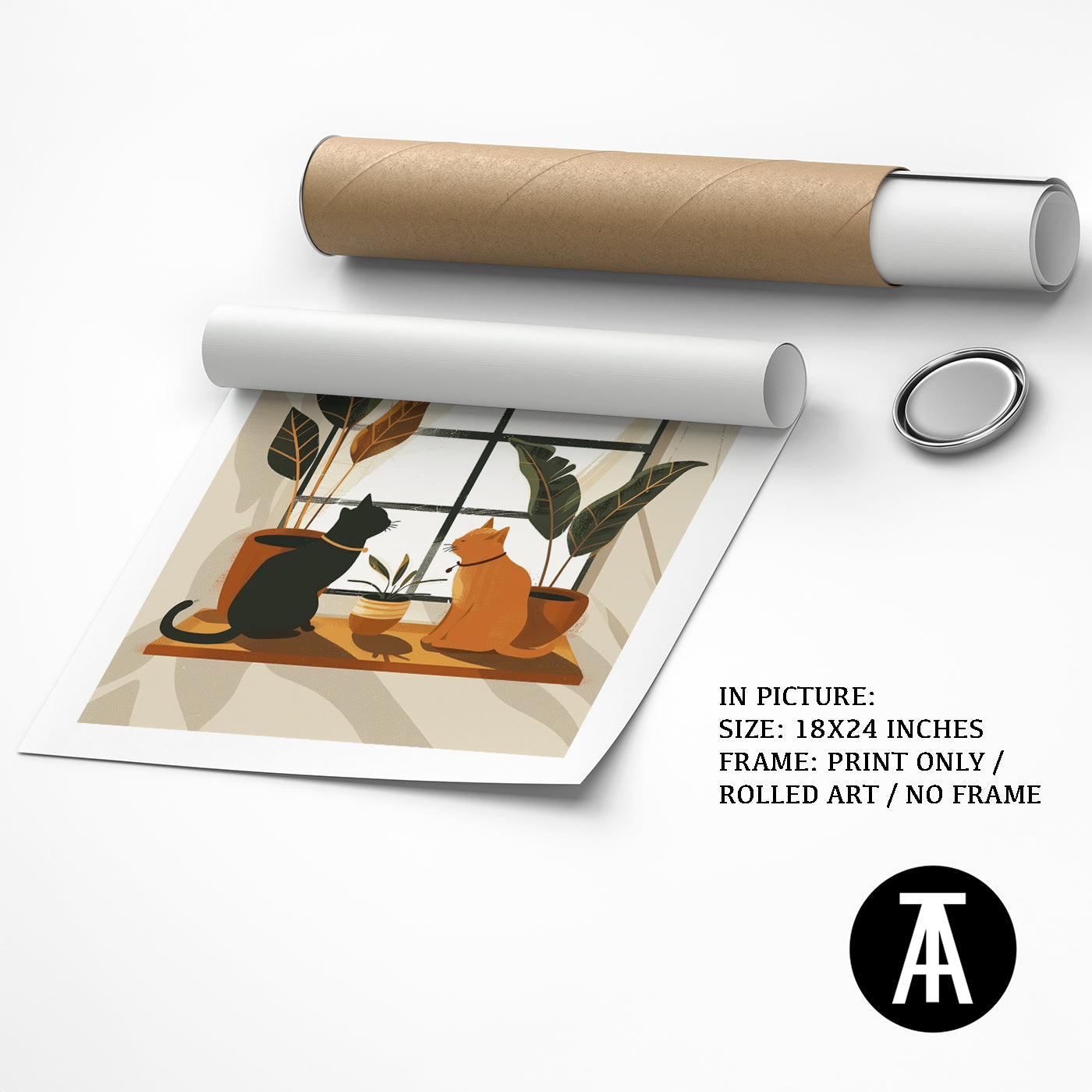 Artwork as Print Only or Rolled Art