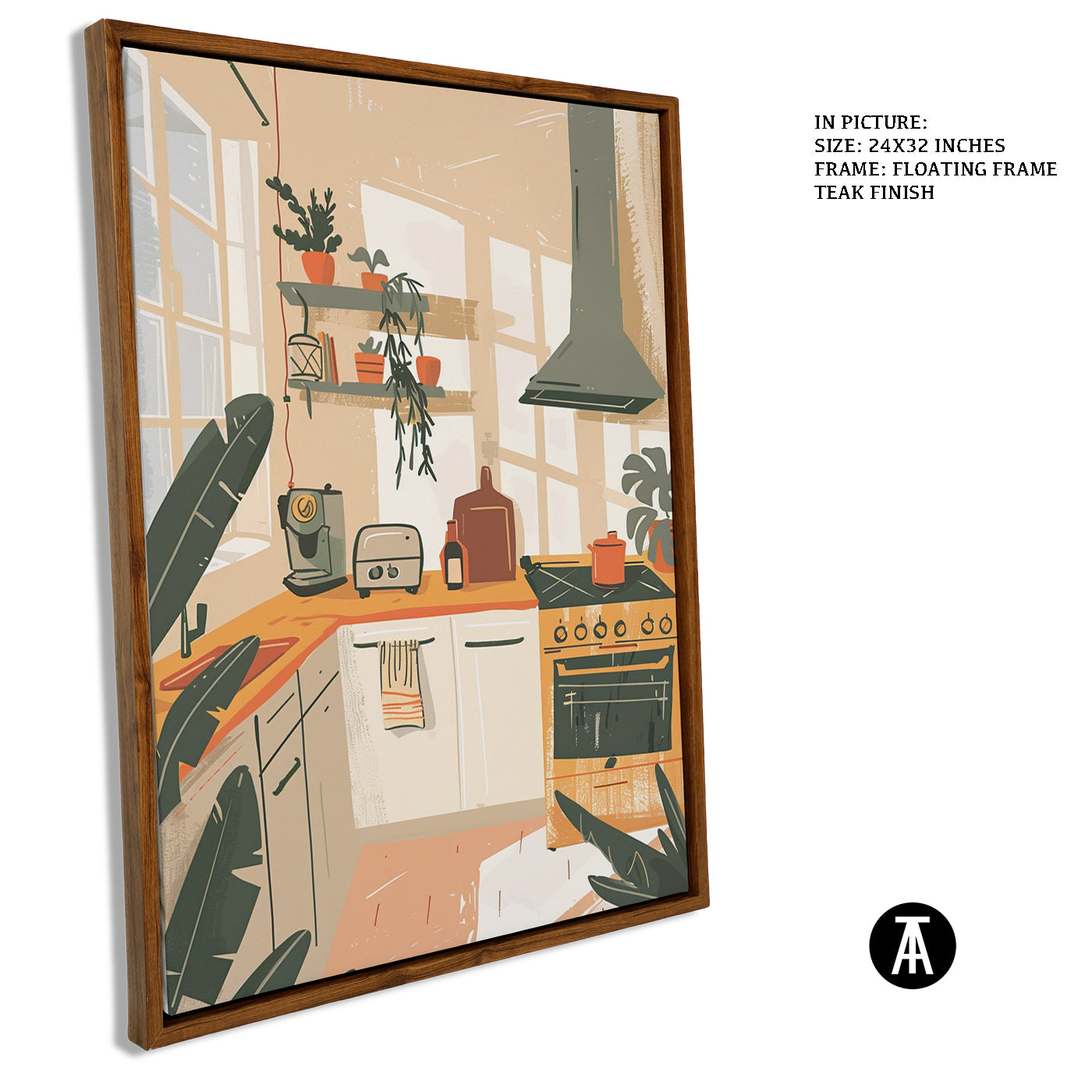 Artwork in Floating Frame