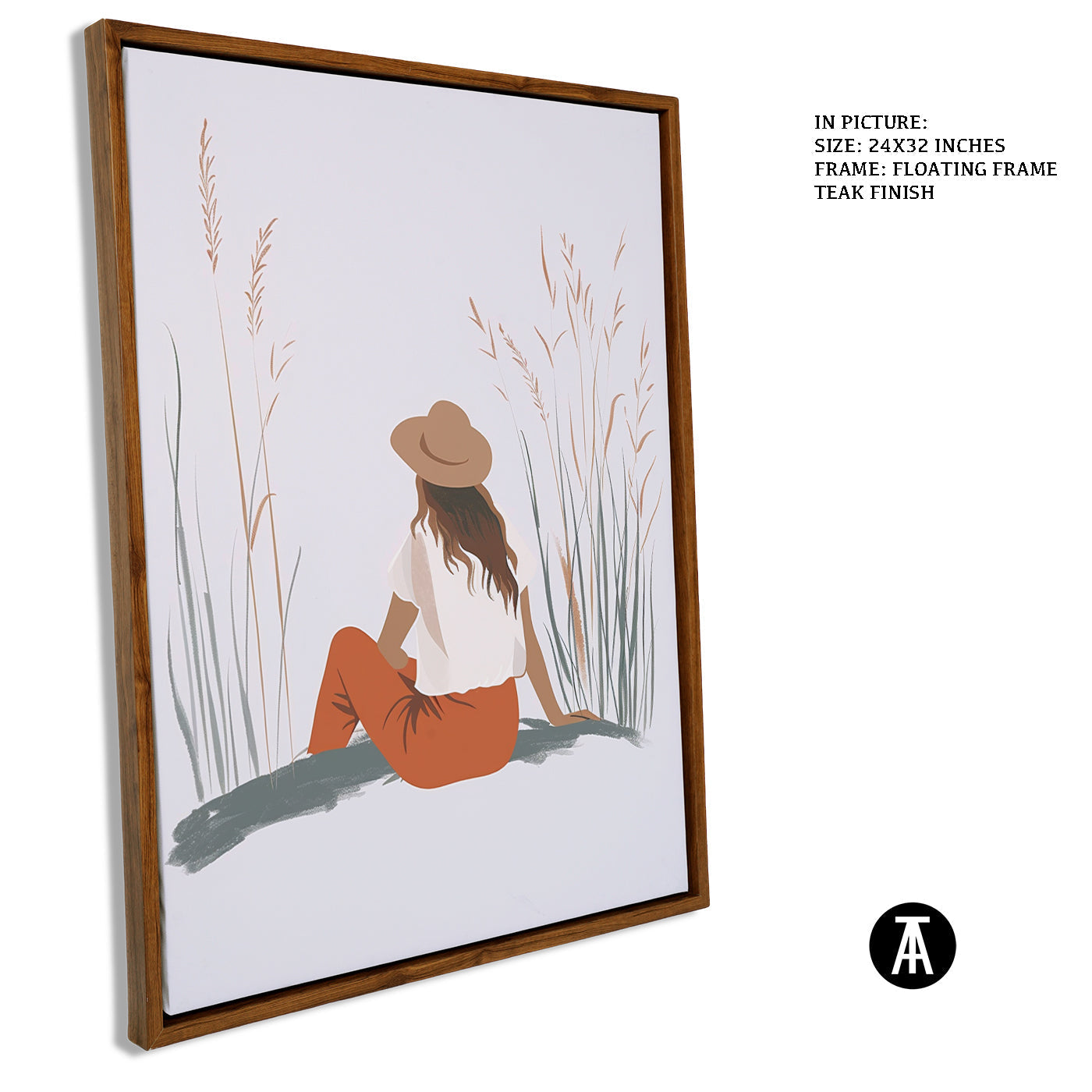 Artwork in Floating Frame