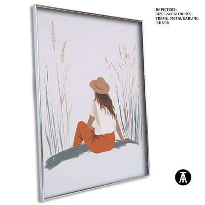 Artwork in Metal Earling Silver Frame