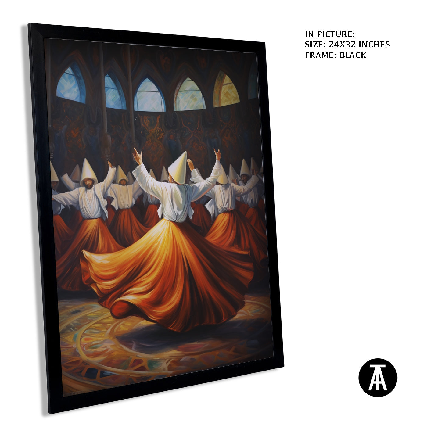 Artwork in Metal Earling Silver Frame