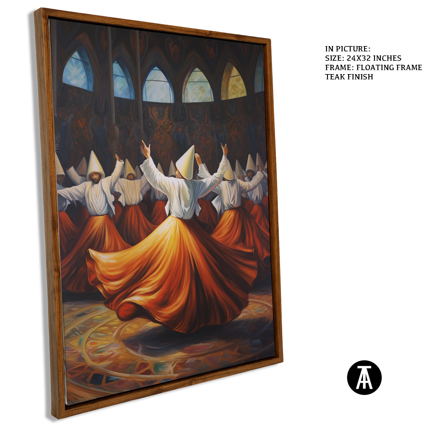 Artwork in Floating Frame
