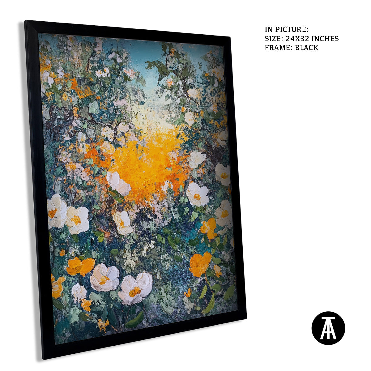 Artwork in Metal Earling Silver Frame