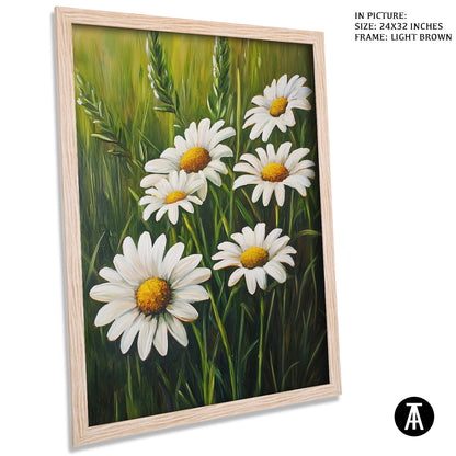 Artwork in Dark Brown Frame
