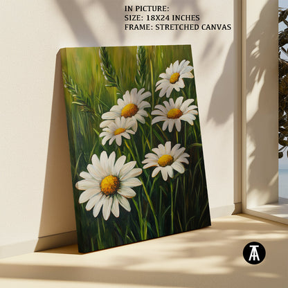 Artwork in Natural Wood Frame