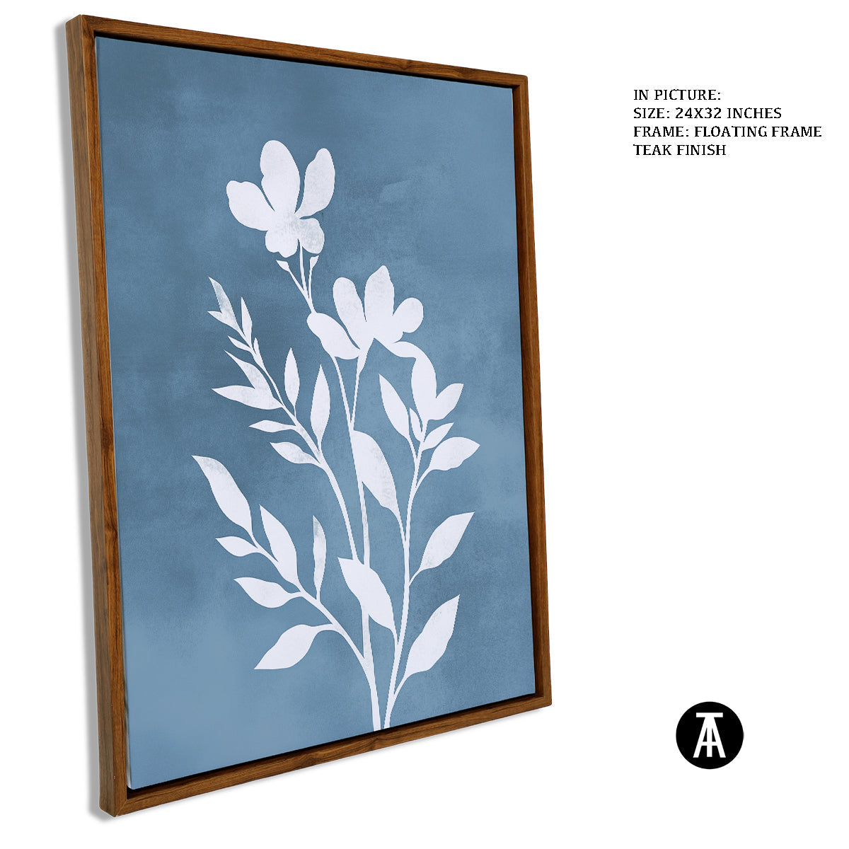 Sample Artwork in Floating Frame