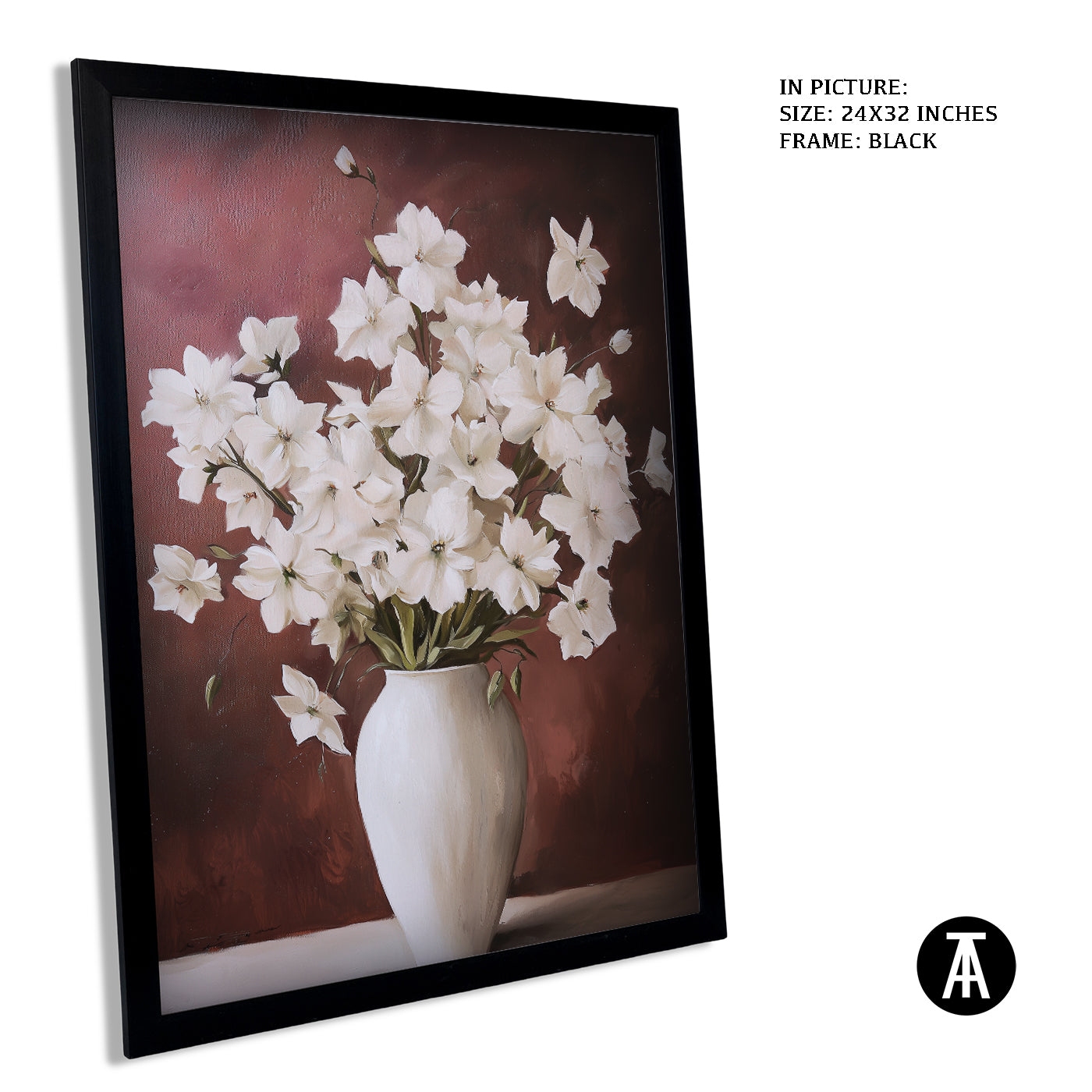 Artwork in Metal Earling Silver Frame