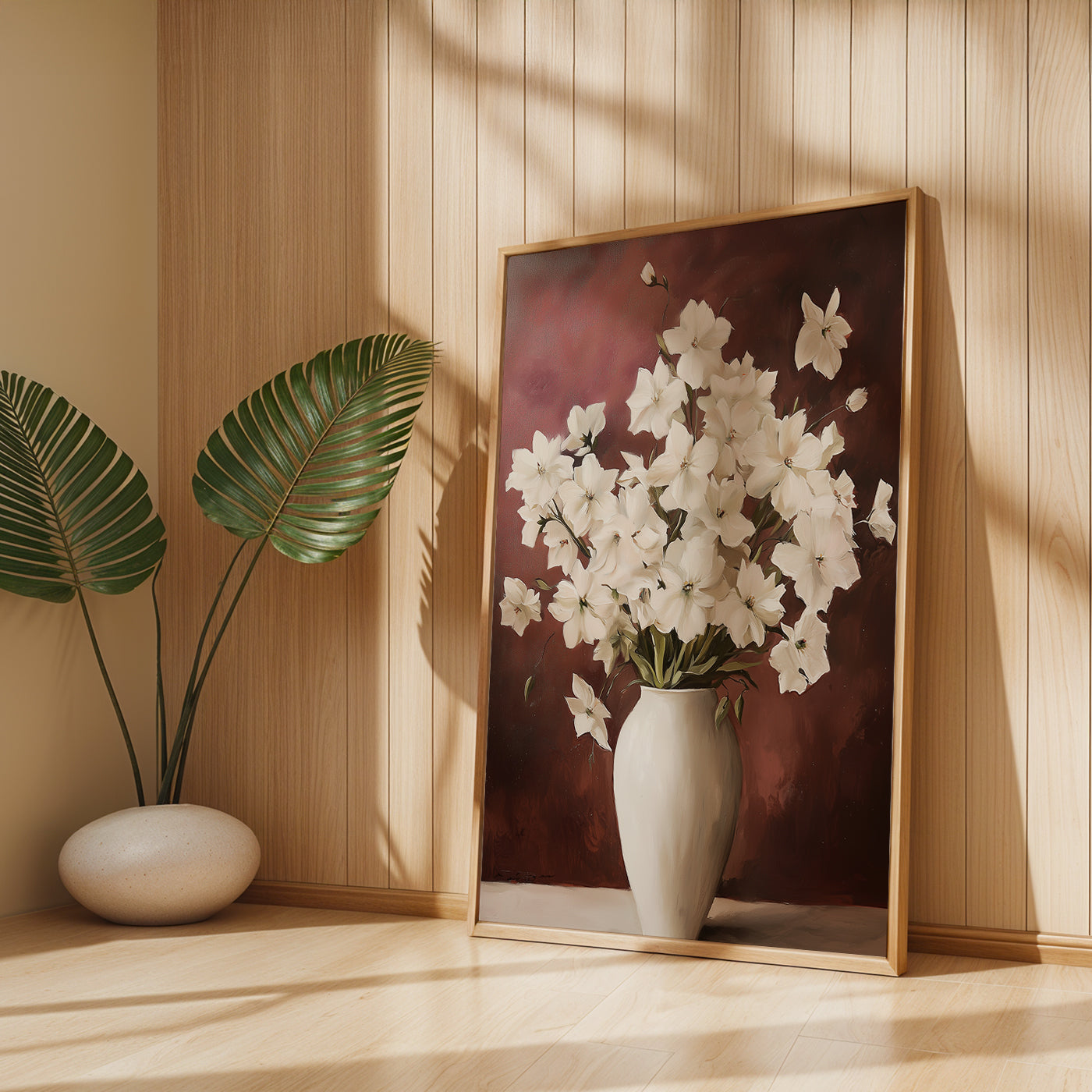 Floral Painting in a Lifestyle Setting