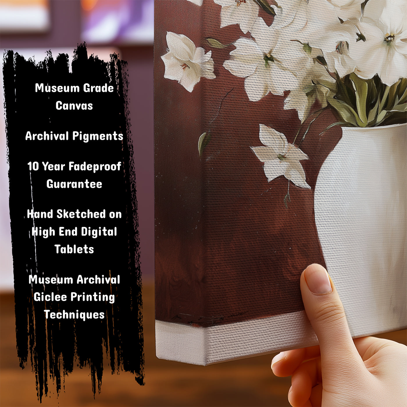 Information about Floral Botanical Canvas Art Print