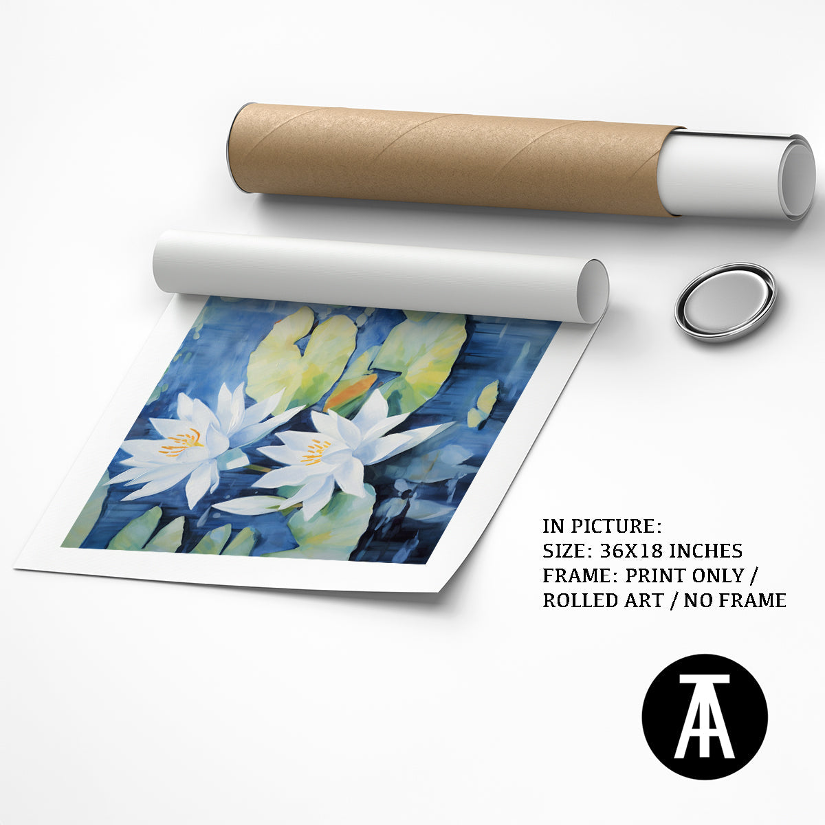 Artwork as Print Only or Rolled Art
