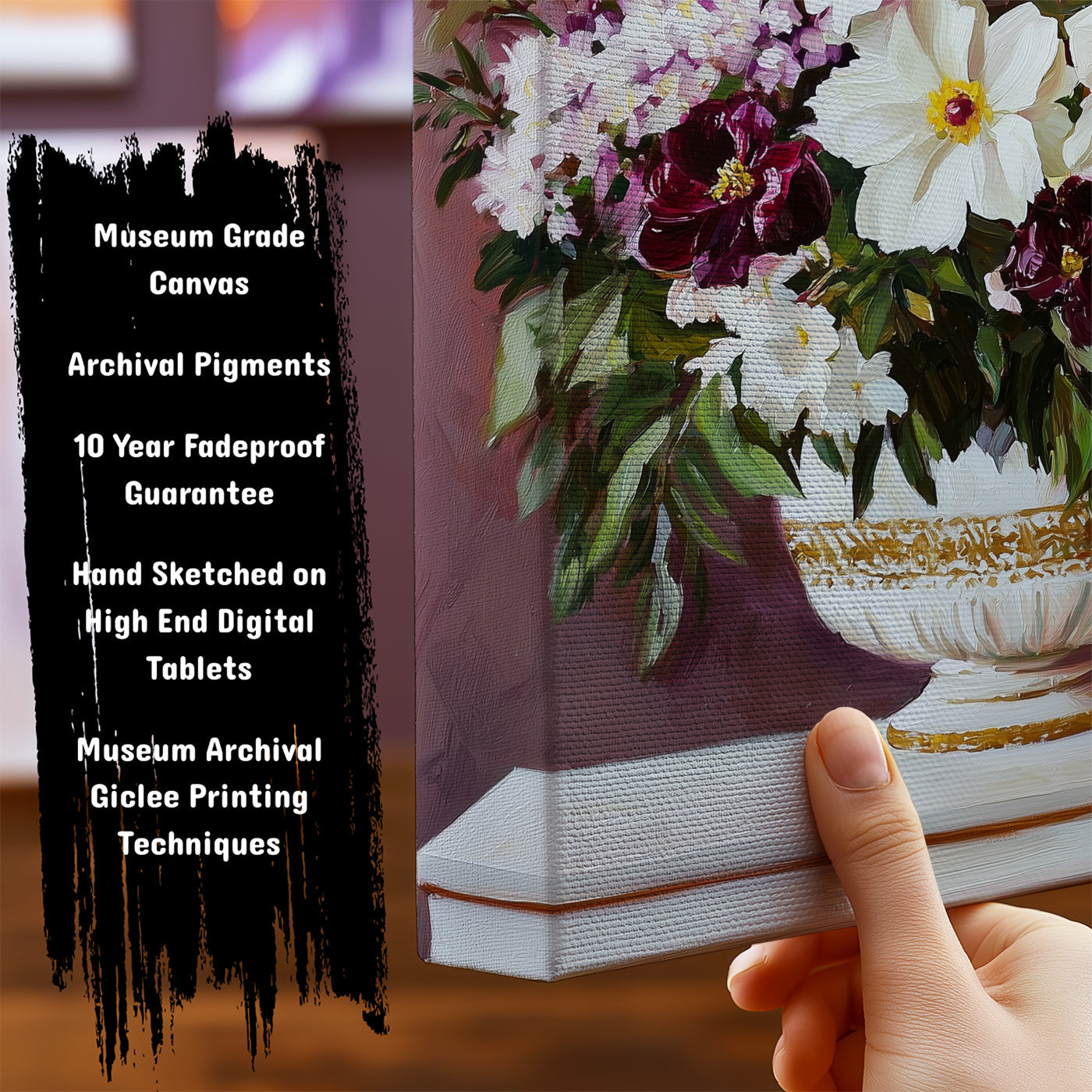 Information about Floral Botanical Canvas Art Print