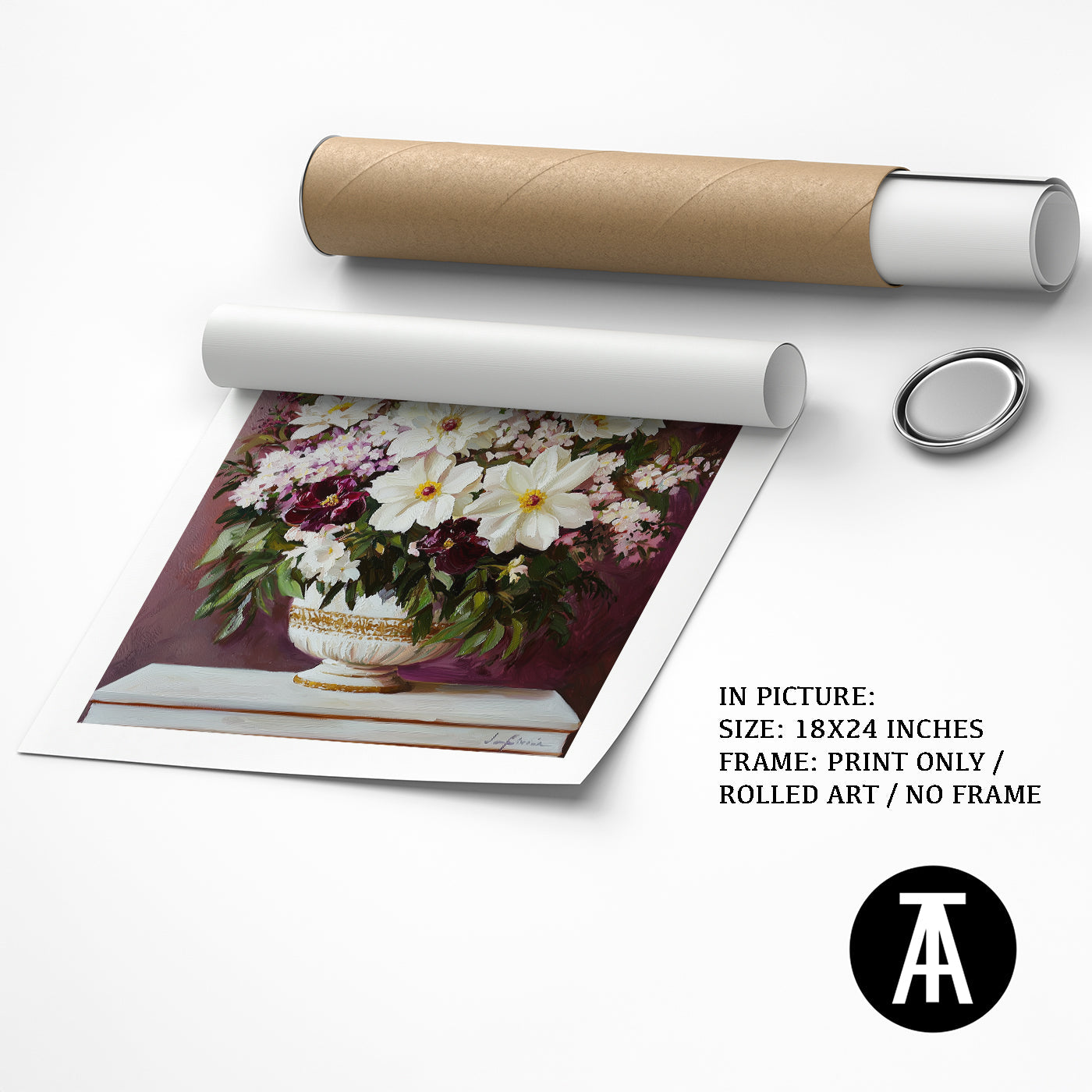 Artwork as Print Only or Rolled Art