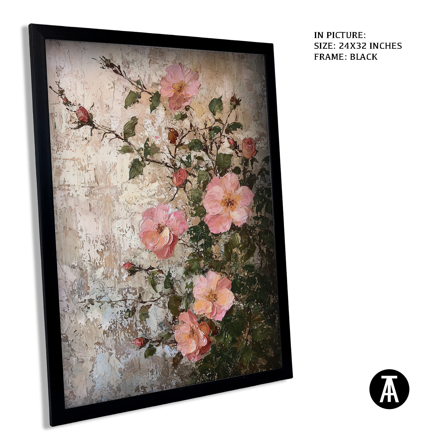 Artwork in Metal Earling Silver Frame