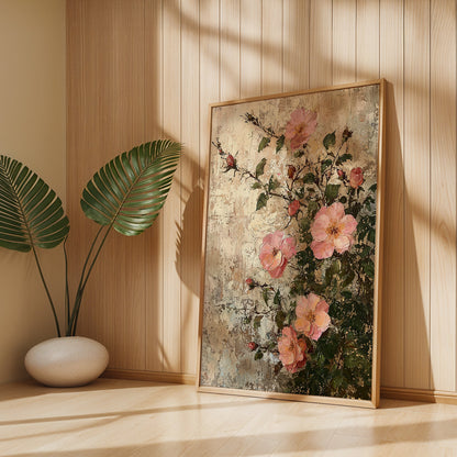Floral Painting in a Lifestyle Setting