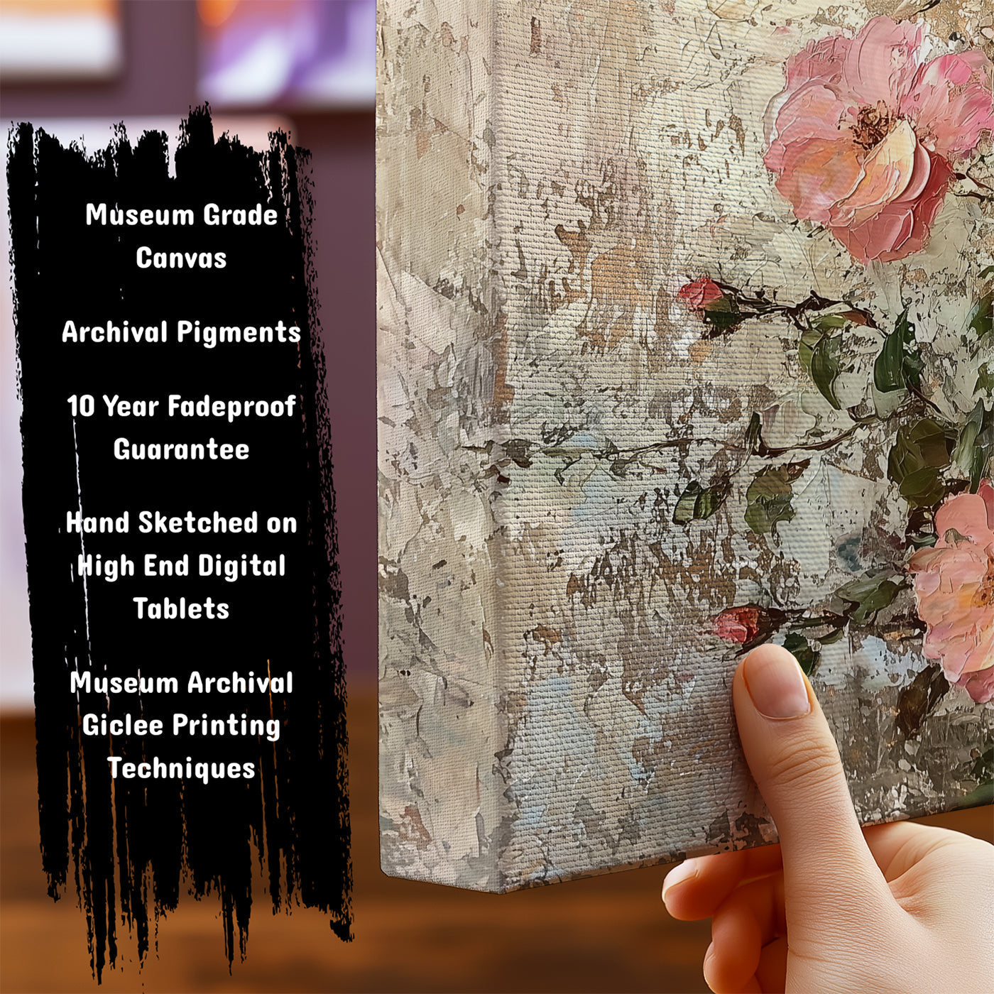 Information about Floral Botanical Canvas Art Print