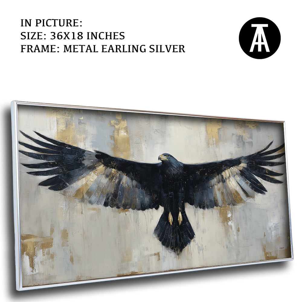 Artwork in Metal Earling Silver Frame