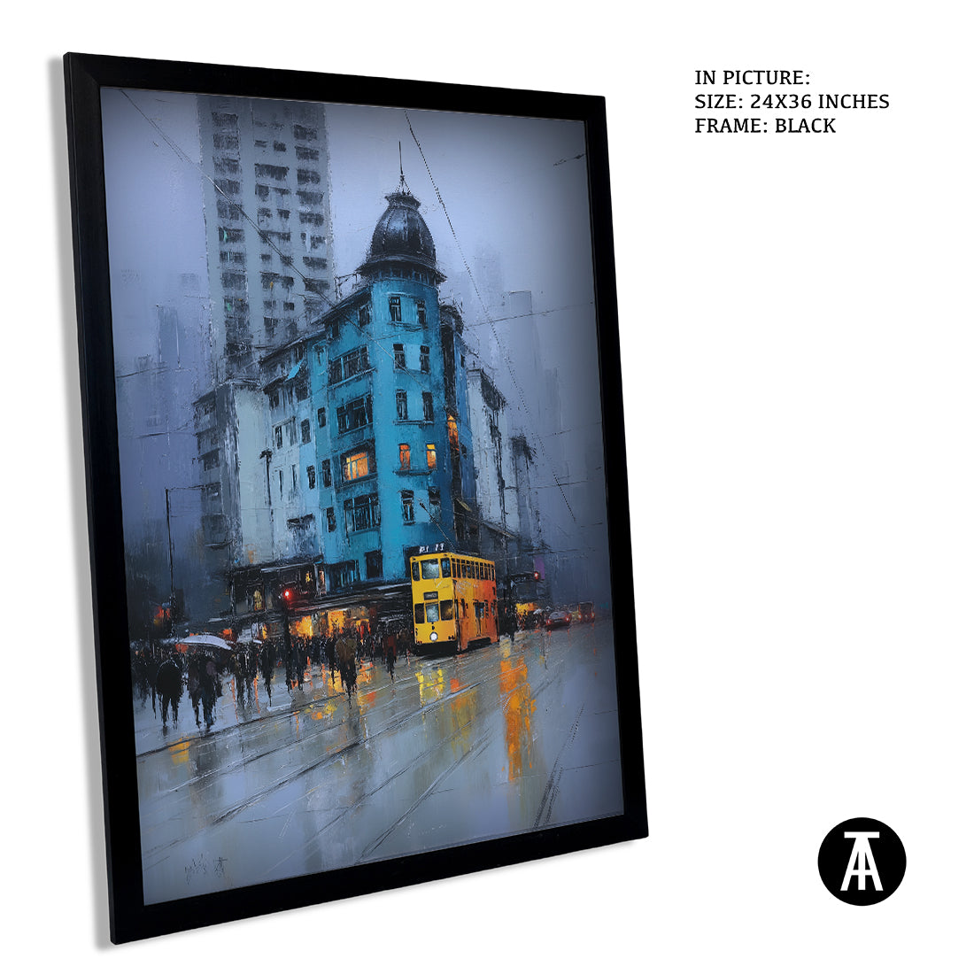 Artwork in Metal Earling Silver Frame