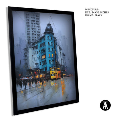 Artwork in Metal Earling Silver Frame
