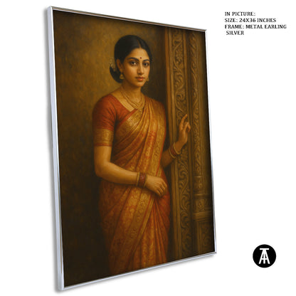 Artwork in Metal Earling Silver Frame