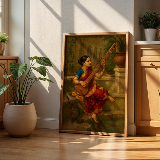 Heritage Indian Painting in a Lifestyle Setting