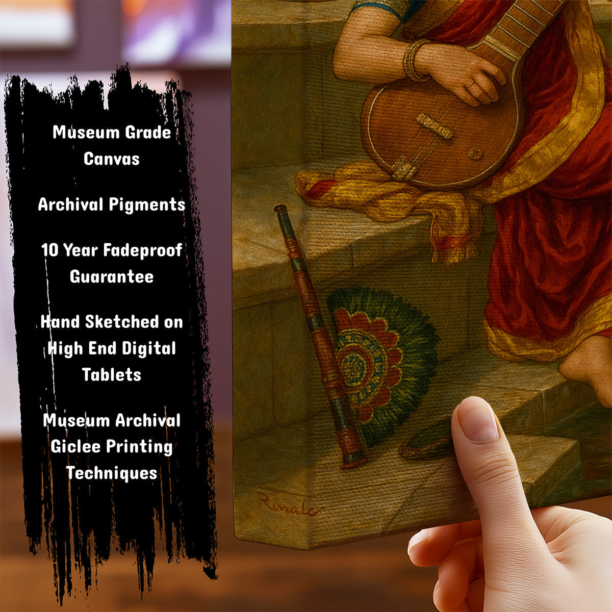 Information about Indian Art Canvas Art Print